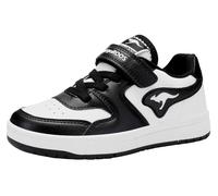 Sneaker KANGAROOS "K-CP Fair EV", Mädchen, Gr. 29, schwarz-weiß (jet schwarz, weiß), Synthetik, Schuhe Sneaker (84791317-29) jet schwarz, weiß