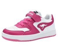 Sneaker KANGAROOS "K-CP Fair EV", Mädchen, Gr. 38, weiß (daisy pink, weiß), Synthetik, Schuhe Sneaker (55270223-38) daisy pink, weiß