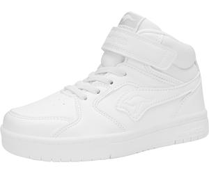 Sneaker KANGAROOS "K-CP Hogan EV", Mädchen, Gr. 36, weiß, Synthetik, Textil, Schuhe Sneaker, mit Klettverschluss (15917557-36) weiß