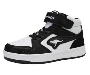 Sneaker KANGAROOS "K-CP Hogan EV", Mädchen, Gr. 38, schwarz-weiß (jet schwarz, weiß), Synthetik, Textil, Schuhe Sneaker (89240330-38) jet schwarz, weiß