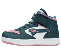 Sneaker KANGAROOS "K-CP RIM MID EV", Mädchen, Gr. 29, dk moss, dusty rose, Synthetik, Schuhe Sneaker, wärmendes Innenfutter (36096130-29)