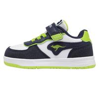 Sneaker KANGAROOS "K-CPI IZEL EV", Mädchen, Gr. 23, grün (dk navy, lime), Synthetik, Schuhe Sneaker (76270660-23) dk navy, lime
