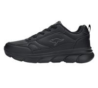 Sneaker KANGAROOS "K-CR ADINA", Herren, Gr. 38, schwarz (jet schwarz, mono), Synthetik, Schuhe Sneaker, Gute Dämpfung (38784737-38) jet schwarz, mono