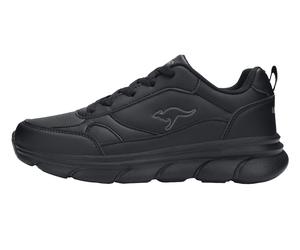 Sneaker KANGAROOS "K-CR ADINA", Herren, Gr. 41, jet schwarz, mono, Synthetik, Schuhe Sneaker, Gute Dämpfung (38784737-41) jet schwarz, mono