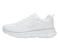 Sneaker KANGAROOS "K-CR ADINA", Herren, Gr. 41, weiß (weiß, mono), Synthetik, Schuhe Sneaker, Gute Dämpfung (67061342-41) weiß, mono