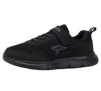 Sneaker KANGAROOS "K-ETK POSSUM EV", Mädchen, Gr. 28, jet schwarz, mono, Mesh, Synthetik, Schuhe Sneaker (79621808-28) jet schwarz, mono