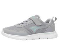 Sneaker KANGAROOS "K-ETK POSSUM EV", Mädchen, Gr. 29, vapor grau, cabbage, Mesh, Synthetik, Schuhe Sneaker (91453340-29) vapor grau, cabbage
