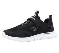 Sneaker KANGAROOS "K-ETK ROOZ EV", Mädchen, Gr. 34, schwarz-weiß (jet schwarz, weiß), Mesh, Synthetik, Schuhe Sneaker (18117522-34) jet schwarz, weiß