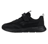 Sneaker KANGAROOS "K-ETK ROOZ EV", Mädchen, Gr. 37, schwarz-weiß (jet schwarz, mono), Mesh, Synthetik, Schuhe Sneaker (70798200-37) jet schwarz, mono