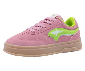 Sneaker KANGAROOS "K-GK Meenie", Damen, Gr. 36, rosa (rose, lime), Synthetik, Schuhe Sneaker (26825025-36) rose, lime