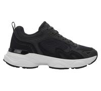 Sneaker KANGAROOS "K-GUW LUNEA", Damen, Gr. 37, schwarz-weiß (jet schwarz, raven), Mesh, Synthetik, Schuhe Sneaker, Memory Foam (28021245-37) jet schwarz, raven
