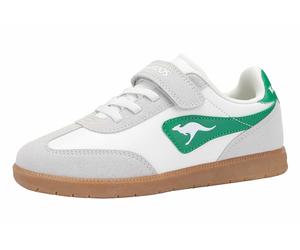 Sneaker KANGAROOS "K-LPK BUM EV", Mädchen, Gr. 28, weiß, nimbus cloud, Synthetik, Schuhe Sneaker (66620638-28) weiß, nimbus cloud
