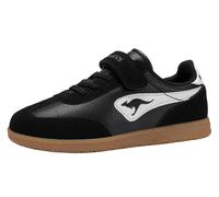 Sneaker KANGAROOS "K-LPK BUM EV", Mädchen, Gr. 31, jet schwarz, weiß, Synthetik, Schuhe Sneaker (70662309-31) jet schwarz, weiß