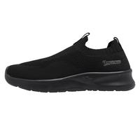 Sneaker KANGAROOS "K-NJ Crush", Damen, Gr. 36, schwarz (jet schwarz, mono), Textil, Schuhe Sneaker, Schlupfschuh (54945660-36) jet schwarz, mono