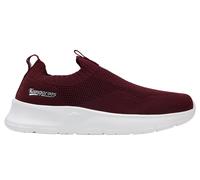 Sneaker KANGAROOS "K-NJ Crush", Damen, Gr. 38, rot (wicked rot, weiß), Textil, Schuhe Sneaker, Schlupfschuh (23071255-38) wicked rot, weiß
