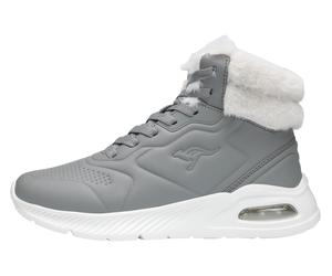 Sneaker KANGAROOS "K-PLN DREAMS MID", Damen, Gr. 40, grau (ultimate grau, nimbus cloud), Synthetik, Schuhe Sneaker, Winterstiefel, Winterboots,Warmfutter (29955334-40) ultimate grau, nimbus cloud