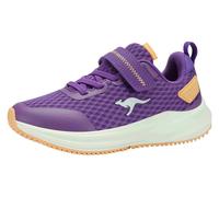 Sneaker KANGAROOS "K-RDK FAM EV", Mädchen, Gr. 32, lila (amethyst, peach fuzz), Mesh, Synthetik, Schuhe Sneaker (50863658-32) amethyst, peach fuzz
