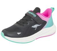 Sneaker KANGAROOS "K-RDK TREADLE EV", Mädchen, Gr. 36, raven, neon pink, Mesh, Synthetik, Schuhe Sneaker (96010437-36) raven, neon pink