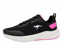 Sneaker KANGAROOS "K-RDW FAM", Damen, Gr. 37, raven, neon pink, Mesh, Synthetik, Schuhe Sneaker (56642564-37) raven, neon pink