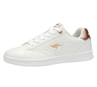 Sneaker KANGAROOS "K-TEN ADORE", Damen, Gr. 38, weiß, rose gold, Synthetik, Schuhe Sneaker (17936722-38) weiß, rose gold