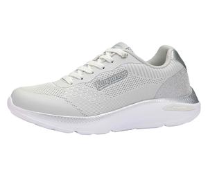 Sneaker KANGAROOS "K-WN MALAGA", Damen, Gr. 40, vapor grau, silber, Synthetik, Textil, Schuhe Sneaker (35482559-40) vapor grau, silber