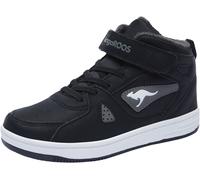 Sneaker KANGAROOS "Kalley II EV", Mädchen, Gr. 33, schwarz-weiß (schwarz, weiß), Synthetik, Schuhe Sneaker, Warmfutter,Winterschuhe, Schnürboots, Sneakerboots (97341932-33)