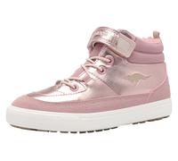 Sneaker KANGAROOS "Kavu Riley EV", Mädchen, Gr. 31, rosa (dusty rose, metallic), Synthetik, Schuhe Sneaker, Warmfutter, Reißverschluss,Winterschuhe, Schnürboots, Sneakerboots (50788728-31) dusty rose,