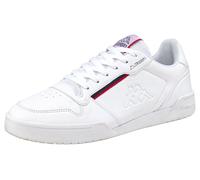 Sneaker KAPPA, Damen, Gr. 38, weiß (weiß, rot), Synthetik, Textil, kontrastfarbene Details, Schuhe Sneaker (78393734-38) weiß, rot
