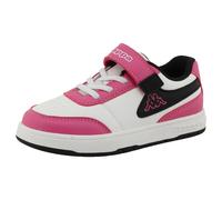 Sneaker KAPPA "KORA", Mädchen, Gr. 28, pink (pink, weiß, schwarz), Synthetik, Schuhe Sneaker (52674619-28) pink, weiß, schwarz