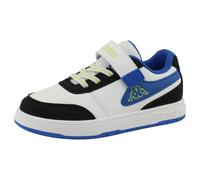 Sneaker KAPPA "KORA", Mädchen, Gr. 32, schwarz, weiß, royal, Synthetik, Schuhe Sneaker (67608050-32) schwarz, weiß, royal
