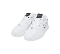 Sneaker KARL KANI "Karl Kani Damen KKFWKGS000009 89 Logo GS", Damen, Gr. 39, weiß (weiß, schwarz), Kunstfaser, unifarben, Schuhe Sneaker (84520700-39) weiß, schwarz