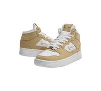 Sneaker KARL KANI "Karl Kani Damen KKFWW000320 KK 89 High PRM", Damen, Gr. 36.5, beige (weiß, tan), Leder, Schuhe Sneaker (56456629-36,5) weiß, tan