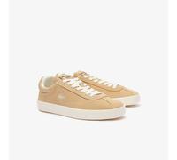 Lacoste Sneaker aus Leder in unifarbenem Design in Beige, Größe 38