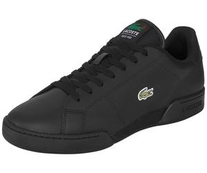Sneaker LACOSTE "CARNABY CUP", Herren, Gr. 44,5, schwarz (blk, blk), Leder, Synthetik, Schuhe Sneaker (81153541-44,5) blk, blk