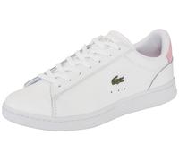 Lacoste Carnaby Set Crocodile Damen Sneaker weiß/rosa - 39