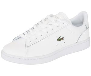 Sneaker LACOSTE "CARNABY SET", Damen, Gr. 40,5, weiß (wht, wht), Leder, Schuhe Sneaker (28891166-40,5) wht, wht