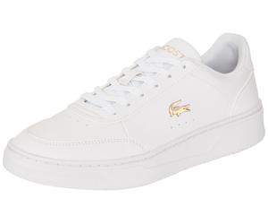 Sneaker LACOSTE "COURT PRO", Damen, Gr. 39,5, wht, gld, Synthetik, Schuhe Sneaker (12600263-39,5) wht, gld