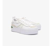 Sneaker LACOSTE "L004 PLATFORM 124 5 CFA", Damen, Gr. 41, wht, wht, Leder, Textil, Schuhe Sneaker (41578863-41) wht, wht