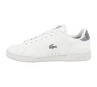 Sneaker LACOSTE "Lacoste CARNABY CUP 126 2 Sneaker low Herren Schuhe", Herren, Gr. 42, blau, weiß, Glattleder, Schuhe Sneaker, Ziernähte (63804567-42) blau, weiß