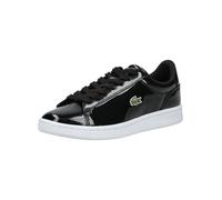 Sneaker LACOSTE "lacoste Sneaker Leder", Damen, Gr. 39, schwarz (schwarz lack), Leder, Schuhe Sneaker (30942569-39) schwarz lack
