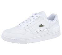 LACOSTE Damen Sneaker - T-CLIP, Court Sneakers, Tennis, Turnschuhe, Echt Leder Weiß EUR 36