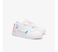 Sneaker LACOSTE "T-CLIP 124 2 SFA", Damen, Gr. 37, weiß (wht, lt pnk), Leder, Schuhe Sneaker (40594514-37) wht, lt pnk