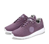 Sneaker LASCANA ACTIVE Gr. 38, lila (dunkellila) Damen Schuhe Sneaker mit Wohlfühlinnensohle, Schnürhalbschuh, Freizeitschuh VEGAN (72278301-38)