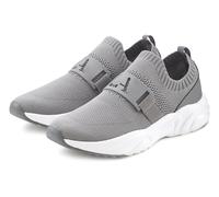 Sneaker LASCANA ACTIVE Gr. 38, grau Damen Schuhe Socksneaker Slip-on-Sneaker Sneaker low Halbschuh, Freizeitschuh, Slipper, Chunky Sohle VEGAN (29685734-38)