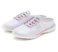 Sneaker LASCANA ACTIVE, Damen, Gr. 43, bunt (weiß, multi), Obermaterial: 100% Textilmaterial. Decksohle: 100% Textilmaterial. Futter: 100% Textilmaterial. Laufsohle: 100% Synthetik, unifarben, Basic, 