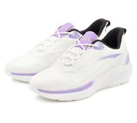 Sneaker LASCANA ACTIVE "Turnschuhe", Damen, Gr. 37, schwarz-weiß (weiß, schwarz, flieder), Obermaterial: 50% Lederimitat, 50% Textilmaterial. Decksohle: 100% Textilmaterial. Futter: 100% Textilmateria