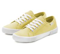 Sneaker LASCANA, Damen, Gr. 38, gelb, Obermaterial: 100% Textilmaterial. Decksohle: 100% Textilmaterial. Futter: 100% Textilmaterial. Laufsohle: 100% Synthetik, unifarben, Basic, Schuhe Skaterschuh Ca