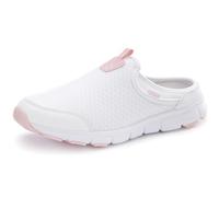 Sneaker LASCANA, Damen, Gr. 38, weiß (weiß, rose), Obermaterial: 100% Textilmaterial. Decksohle: 100% Textilmaterial. Futter: 100% Textilmaterial. Laufsohle: 100% Synthetik, unifarben, Schuhe Sneaker,