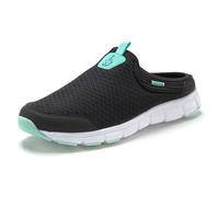 Slip-On Sneaker LASCANA Gr. 40, schwarz Damen Schuhe Clog Slipper Halbschuh, Freizeitschuh, Sabot, Clogs aus leichtem Mesh-Material (49032224-40)