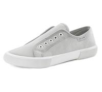 Sneaker LASCANA, Damen, Gr. 44, grau (hellgrau), Obermaterial: 100% Textilmaterial. Decksohle: 100% Textilmaterial. Futter: 100% Textilmaterial. Laufsohle: 100% Synthetik, unifarben, Schuhe Damenschuh